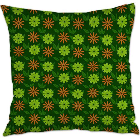 Housse de coussin carrée standard 45x45cm cachée zippée pour décoration de noël de famille (1/5)