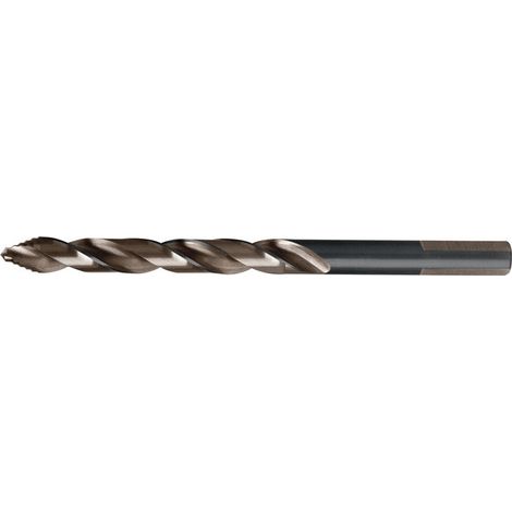RUKO 10x Broca espiral ULTIMATECUT DIN 338 Tipo N HSS-Co 5 oro Vástago de tres caras Ø 4,5 mm - 259045E