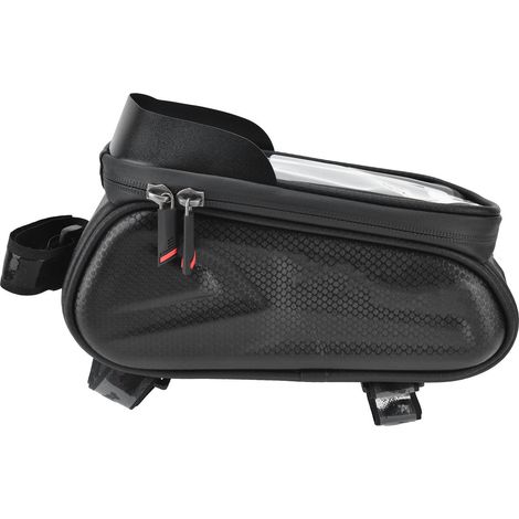Sacoche de vélo étanche pour VTT et vélo de route, support de téléphone tactile pour cadre avant, idéale pour les sports de plein air et le cyclisme. (1/5)