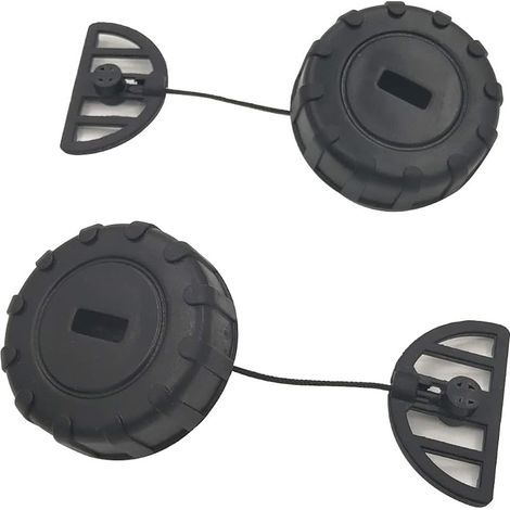 Cancanle Bouchon d'huile pour Stihl Tronçonneuse 2 Pack - Pièce de Rechange Compatible avec 017 018 MS170 MS180 - Bouchon Réservoir Huile 0000 350 0526 (1/5)