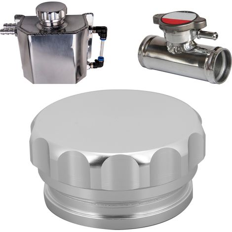 Bouchon de remplissage de réservoir de carburant en aluminium universel 1,9 pouces pour voiture - Kit complet