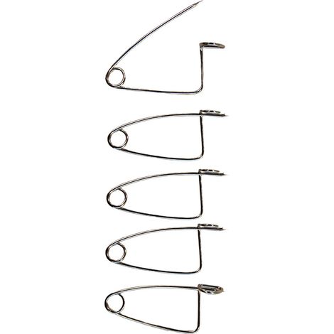 Épingles de bouclement avec œillet pour ovin 8 cm, par 5 (1/3)