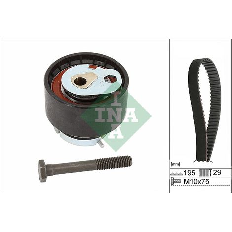 Kit de courroie crantée INA 530 0850 10 FORD USA 9X2Q6K288BA FW936M260BA
