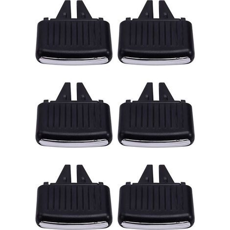 Convient pour 6 palettes de réglage de grilles d'aération de tableau de bord avant de climatisation automobile, convient pour 6 kits de réparation Sagitar Tab