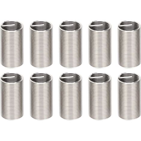 Lot de 10 inserts filetés mâles et femelles réducteurs, outil de réparation, fixation en acier inoxydable M16x1,53D