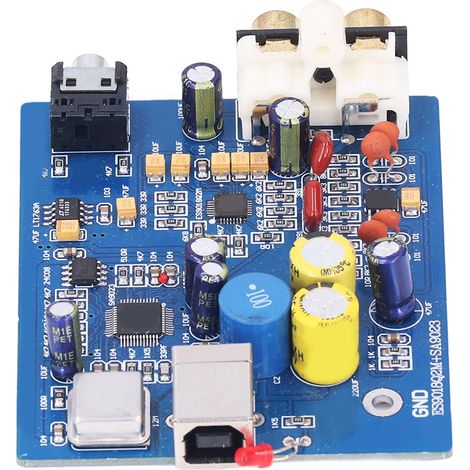 HiFi-Audioverstärker DAC Externer Decoder Soundkarte 24 Bit 96 kHz SA9023 ES9018K2M Stereo-Modul (1/5)