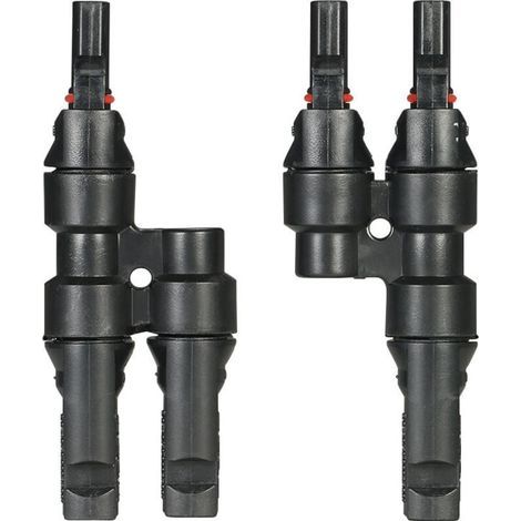 T-Stecker, Solar-MC4-Stecker, Drei-Wege-Stecker (1/4)