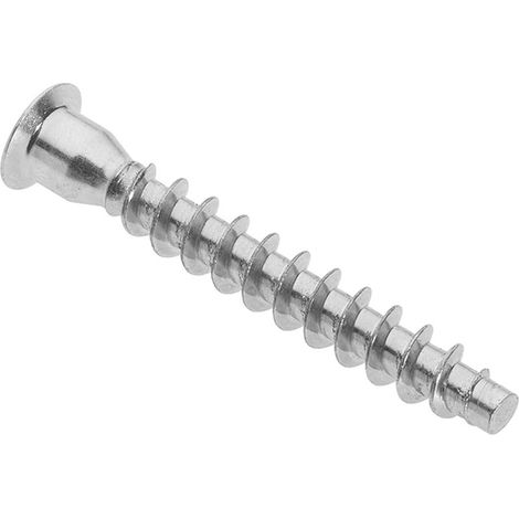 50 x Tornillos para montaje de muebles - Tornillos de fijación - Confirmación profesional - Tornillos para montaje de muebles - Tornillos de conexión de cabeza avellanada - Conector de muebles - Conec (1/5)