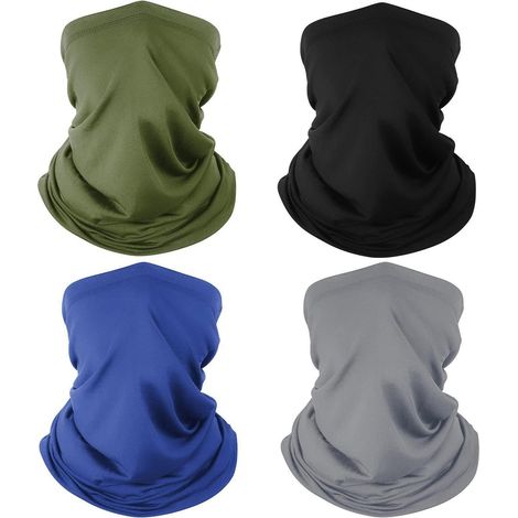 4er Pack Schlauchtuch atmungsaktiv, kühlend, waschbar, für Damen & Herren (1/5)