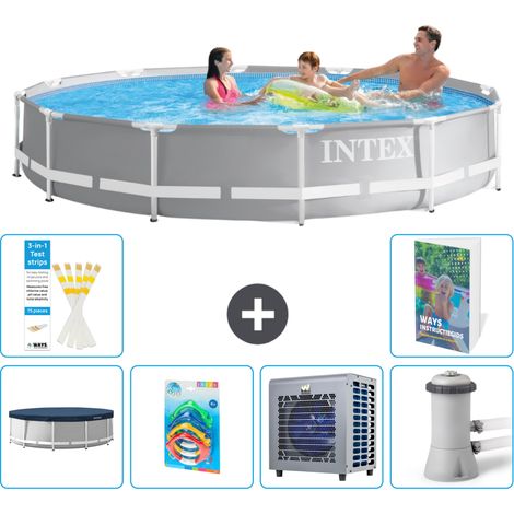 Prism Frame Pool Rund - 366x76 cm - 7-teilig  S13 (1/5)
