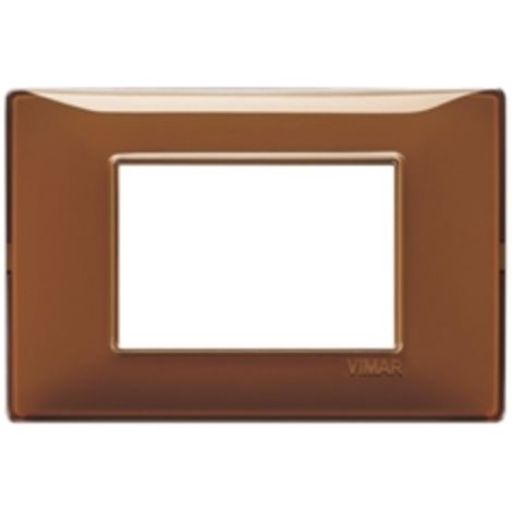 Placca 3M Reflex tabacco Vimar Plana 14653.49 (1/3)