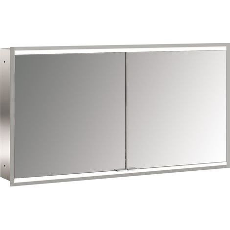 emco prime 2 Armario con espejo iluminado, 1300 mm, 2 puertas,