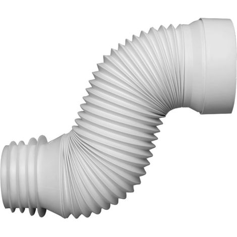 Tubo de desagüe de inodoro extensible, de 23 a 55 cm, diámetro 93, 100 y 110 mm