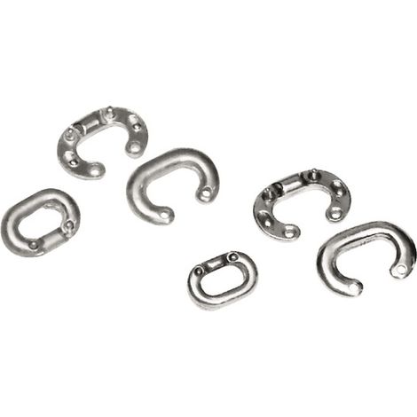 Maillon chaine galvanisé - 10 mm (1/2)