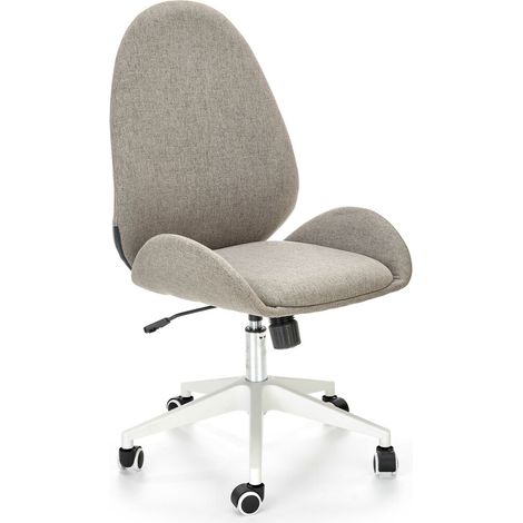Silla de oficina Houston 1227, Gris, 101x54x58cm, Con ruedas, Sin reposabrazos, Mecanismo de la silla: Inclinación