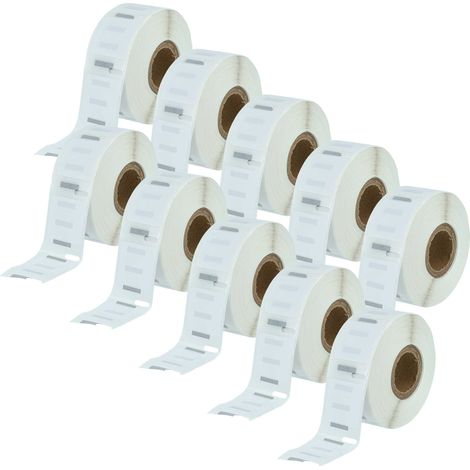 vhbw Set 10x Label Roll 25mm x 25mm Replacement for Dymo S0929120 for Label Maker (1/4)