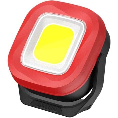 Wiederaufladbare LED-Arbeitsleuchte mit Magnet und USB-Anschluss, Inspektionsleuchte für Heimwerkstatt, Outdoor-Camping, Wandern [Energieklasse A+++]