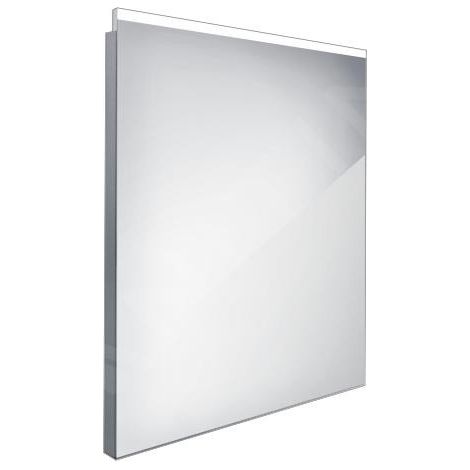 Nimco - Miroir avec éclairage LED, 60x70 cm, aluminium ZP 8002 (1/3)