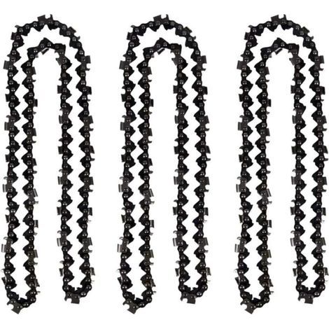 Lot de 3 Chaîne de tronçonneuse de 50 cm 0.325" 1,5 mm 76 maillons d'entraînement - compatible avec Timberpro 62CC, Hyundai et autres (1/5)