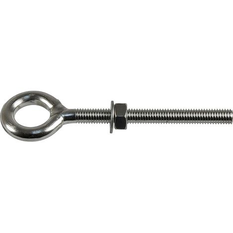 Hembrilla con tuerca inoxidable A4 - 12x165 mm - 5 Uds.