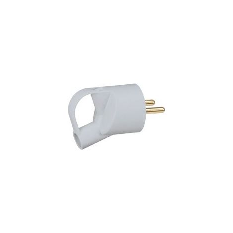 Legrand 050218 Fiche Annela - 2P+T - 16 A - plastique - câble rond Ø11 - gris