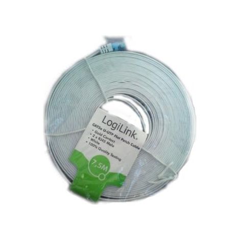 Câble de brassage LogiLink CP0137 CAT5e U-UTP, 5 m, plat