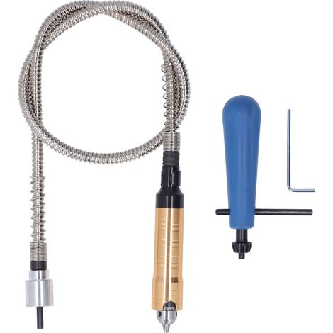 Flexible Wellenverlängerung, Bohrfutter-Schlüsseladapter, flexibler Aufsatz für elektrische Bohrmaschinen, Rotationsschleifer (1/5)