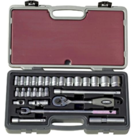 SIFER sifer finstock juego llaves vaso   28 piezas de 1-2 t32428