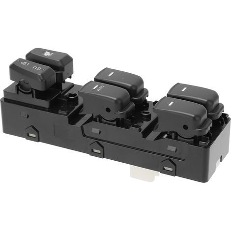 Interrupteur électrique, opération facile ABS parfait ajustement résistant à l'usure noir bouton de commande de lève-vitre électrique de remplacement pour Sonata 2011-2014 pour voiture. (1/5)