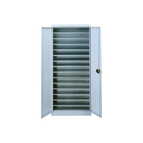Armoire 14 tablettes avec portes - 5201213