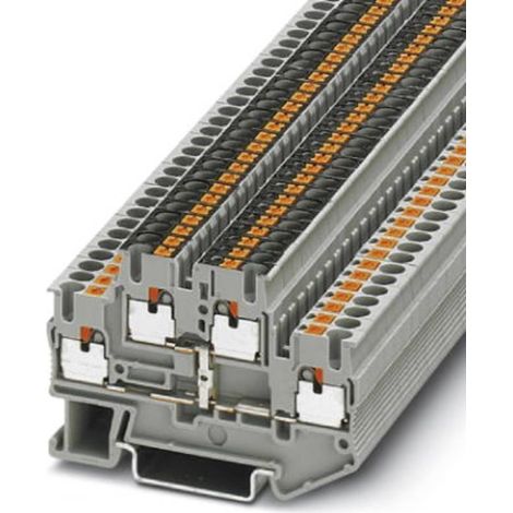 Phoenix Contact 3210583 Morsetto doppio 5.2 mm Rapido Grigio 50 pz.