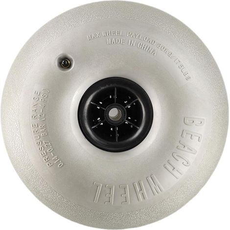 16-inch Inflatable Beach Wheel, PVC Replacement Part, for Sand Cart, Canoe and Sand Cart Accessories
