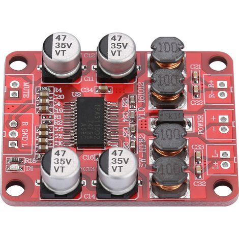Carte amplificateur de puissance Audio numérique TPA3110, 2x15W, stéréo double canal HF82 (1/5)