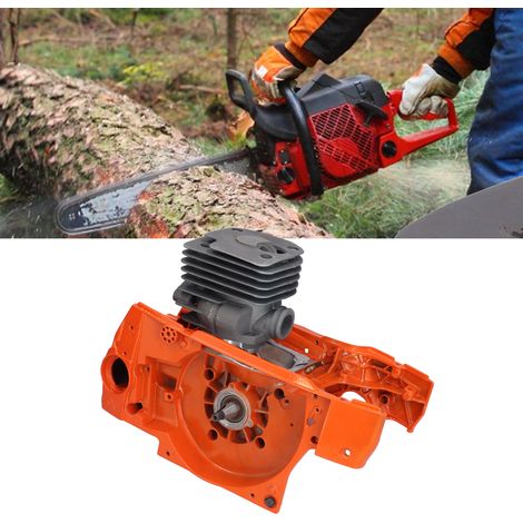 Convient aux tronçonneuses Husqvarna 362, 365, 371, 372 carter piston cylindre ensemble moteur 52mm 372 bloc cylindre vilebrequin. (1/5)