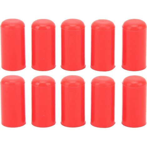 Bouchon d'extrémité silicone pour durite d'admission auto, 10 pièces, diamètre intérieur 8 mm, bouchon d'obturation universel, capuchon de vide moteur. (1/5)