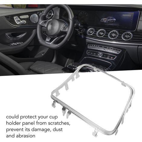 Cadre pour Porte-Gobelets Central Avant A2136830500 - Console Avant pour Classe E W213 (2015-2020) - Protection Design Premium (1/5)