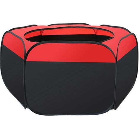 Éleveuse pour poussins (kit d'initiation), enclos à poussins rouge (1/5)