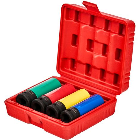 Jeu de 4 douilles à impact 1/2"  Kraft&Dele (1/5)