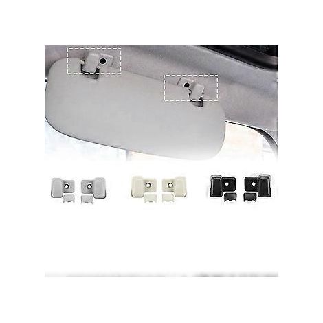 Befestigungsschnalle für die seitliche Sonnenblende für Mini R55 R56 R60, Schnalle 51169812837, Beige, Vorderseite
