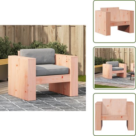 Canapé de jardin 79x60x62 cm bois massif douglas - Canapé De Jardin - Mobilier De Jardin - Salon De Jardin - Meubles En Bois - Canapé Extérieur (1/5)