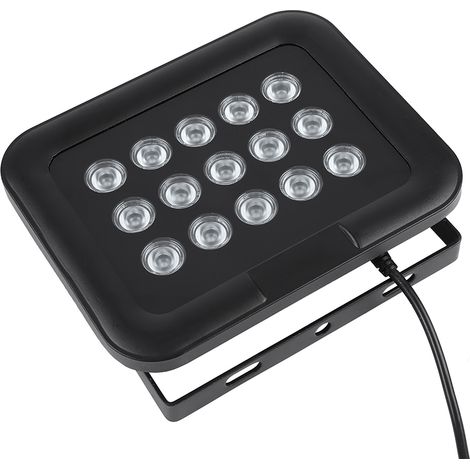 Caméra de sécurité avec éclairage infrarouge (IR) intégré, 15 LED infrarouges, 12 V CC, étanche IP66 et vision nocturne. (1/5)