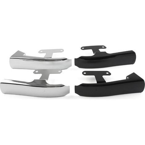Pair, color: black, material: metal, filler plate for supporting the rear fender of motorcycles, suitable for Ha (1/5)