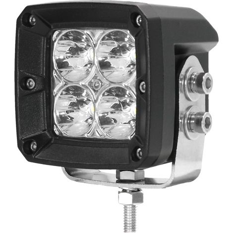 Phare de Travail LED Carré 20W 3" Faisceau spot pour Moto Scooter Quad - XENLED - LED OSRAM (1/2)