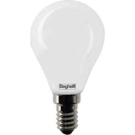 LAMPADA A SFERA MOD. 'SFERA' TUTTOVETRO E14 BEGHELLI 4W - 460Lm - 4000K
