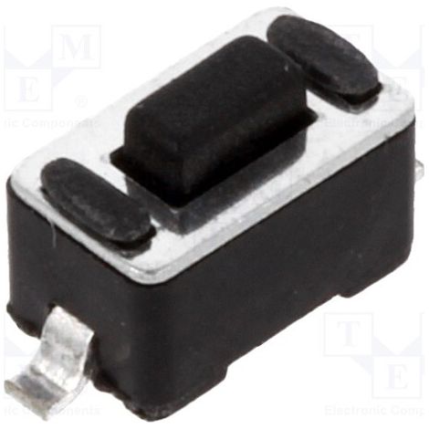 Miniatur-Druckknopf Smt 3x6mm Knopf 4,3mm Höhe Tactm-34n-f