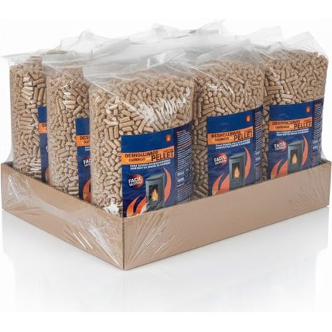 Lot de 8 nettoyants pour cheminées de poêles à granulés 1,5 kg  Nettoyant pour suie pour poêles et conduits de fumée (1/5)