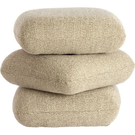 Hocker Holz Sandcreme Light & Living LAURIE
