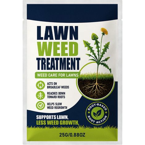 Granules for weed control in lawns offer a dual action in weed control and prevention for gardens and green spaces without harming seedlings, and are essential for landscape maintenance. (1/5)