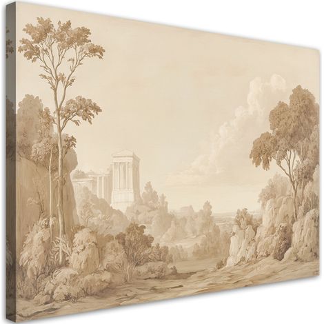 Tableau déco Paysage Sepia Nature 90x60 (1/5)