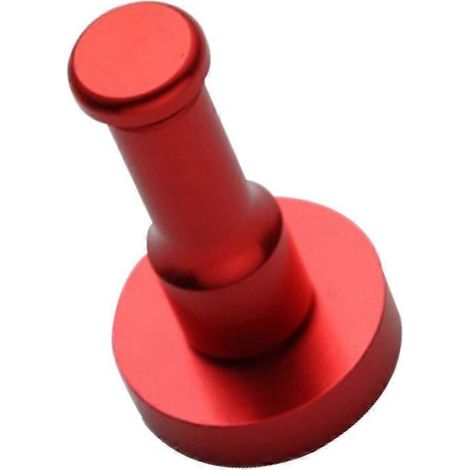 Crochet de porte en aluminium spatial, crochet rond, crochets pour vêtements et chapeaux, cintres perforés, crochets muraux, crochet simple, accessoires pour la maison, l'hôtel et la salle de bain, ro (1/5)